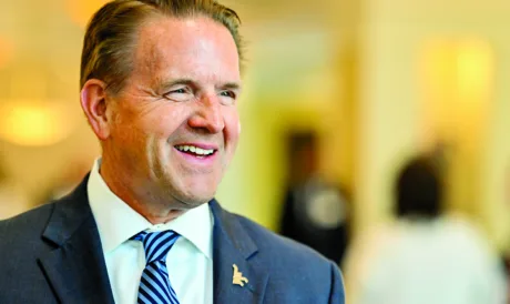 Scaling new peaks: Benson sets ‘Strategic Compass’ for West Virginia University
